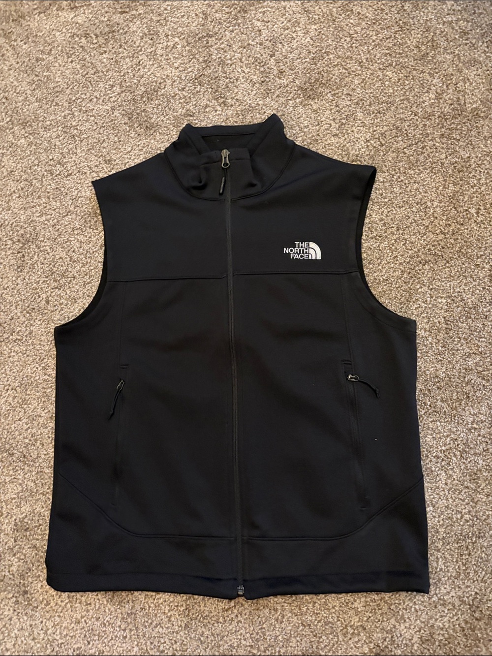 Men’s The North Face Black Vest Full Zip